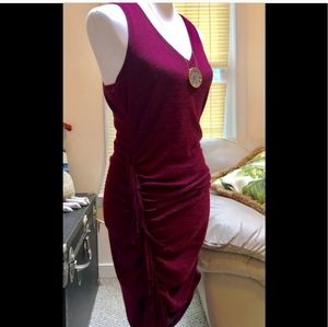 Sexy Fringe light knit body con dress